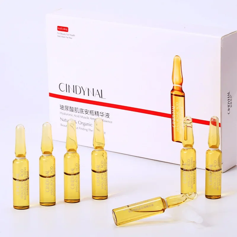 ROREC Hyaluronic Acid Ampoule เซรั่มรูขุมขนหดตัว Anti-Acne Nicotinamide Whitening Moisturizing Anti-Aging Wrinkle Skin Care