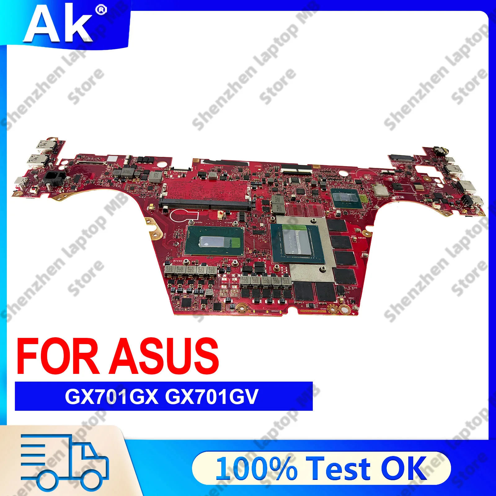 

GX701GV Laptop Motherboard For ASUS GX701GW GX701G GX701GX GX701GU GX701GWR GX701GXH GX701GXR GX701GV Mainboard W/ I3 I5 I7 CPU