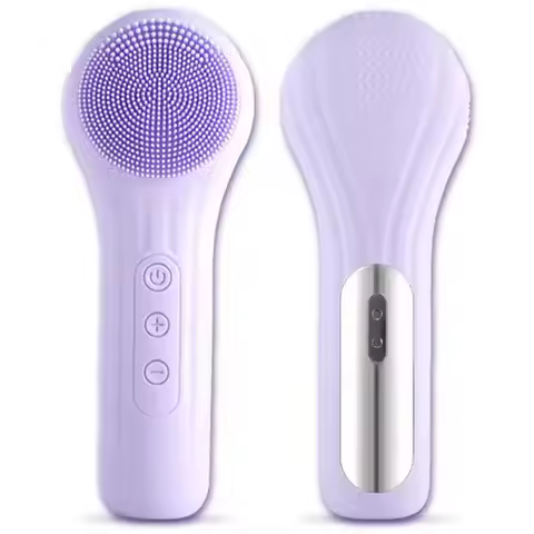NEW Sonic Waterproof Facial Cleansing Brush for Men &amp; Women Rechargeable Exfoliating Electric Face Scrubber Cleanser Brush