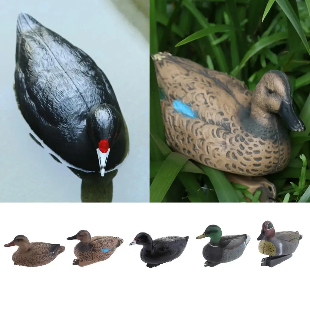 5 Style Floating Duck Plastic Fishing Bird Decoy Scarer Weed Pest Insect Control Repeller Ornament Outdoor Garden Decor