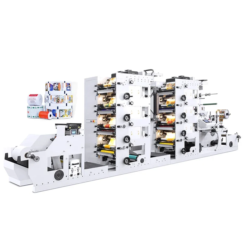 Customized Automatic Flexo Printing Machine With Flex Banner Printing Advanced UV Sticker Printing Machine