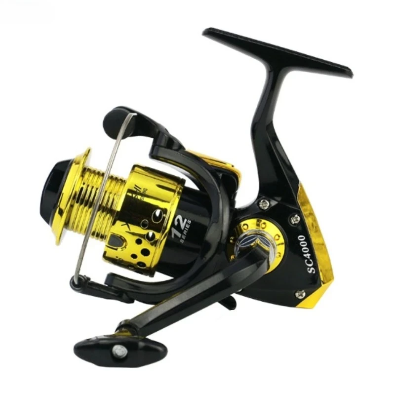 Nuevo carrete de pesca serie SC1000-7000, relación de alta velocidad 5.5:1, carrete giratorio para pesca en barco, roca, mar, accesorios de pesca.