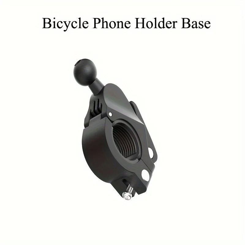 Cross Border Hot Selling Aluminum Alloy Bicycle Phone Holder Universal 360 Degree Rotating Bicycle Motorcycle Phone Holder Base