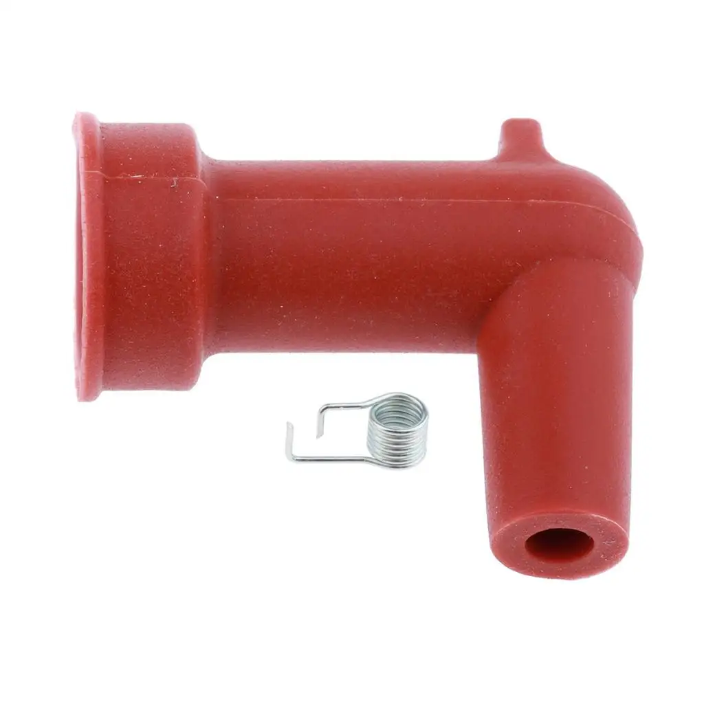 Spark Plug 90 degree w/ Rubber Boots for Yamaha Outboard 15-60HP