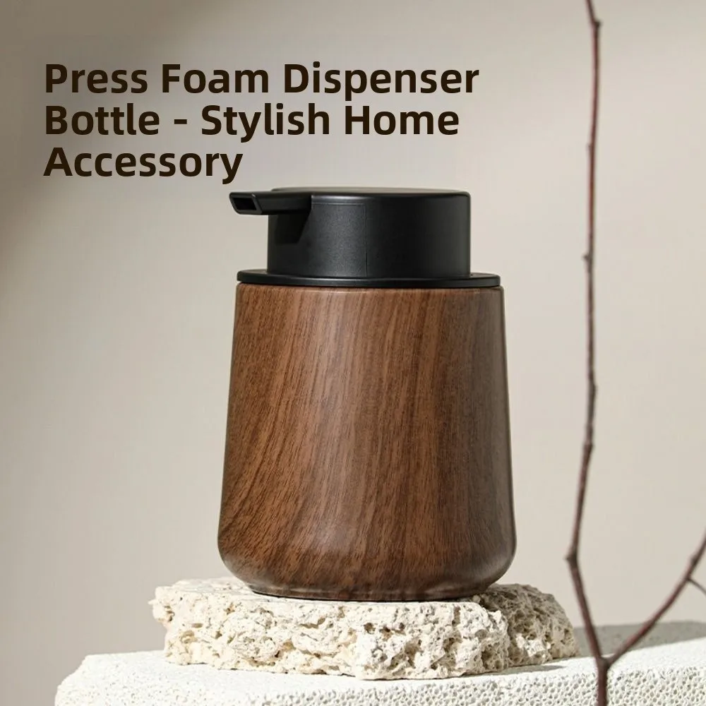 

250 мл бутылка с насосом для пены, многофункциональный ручной пресс, бутылки для хранения жидкого лосьона, пустой практичный дозатор мыла с древесным зерном