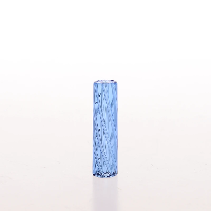 Retail 5PCS/Box 7 Holes Blue Screw Model Smoking Glass Filter Tip/Filter Tip with Holes For Smoking Rolling Paper Accessory