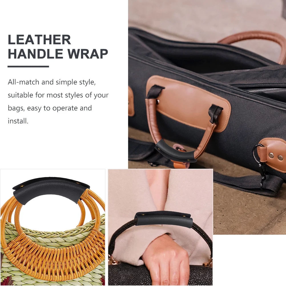 2 Pcs Suitcase Handle Handbag Grip Purse Cover Strap Extender Straps for Handbags Pad Duffle Travel Protection