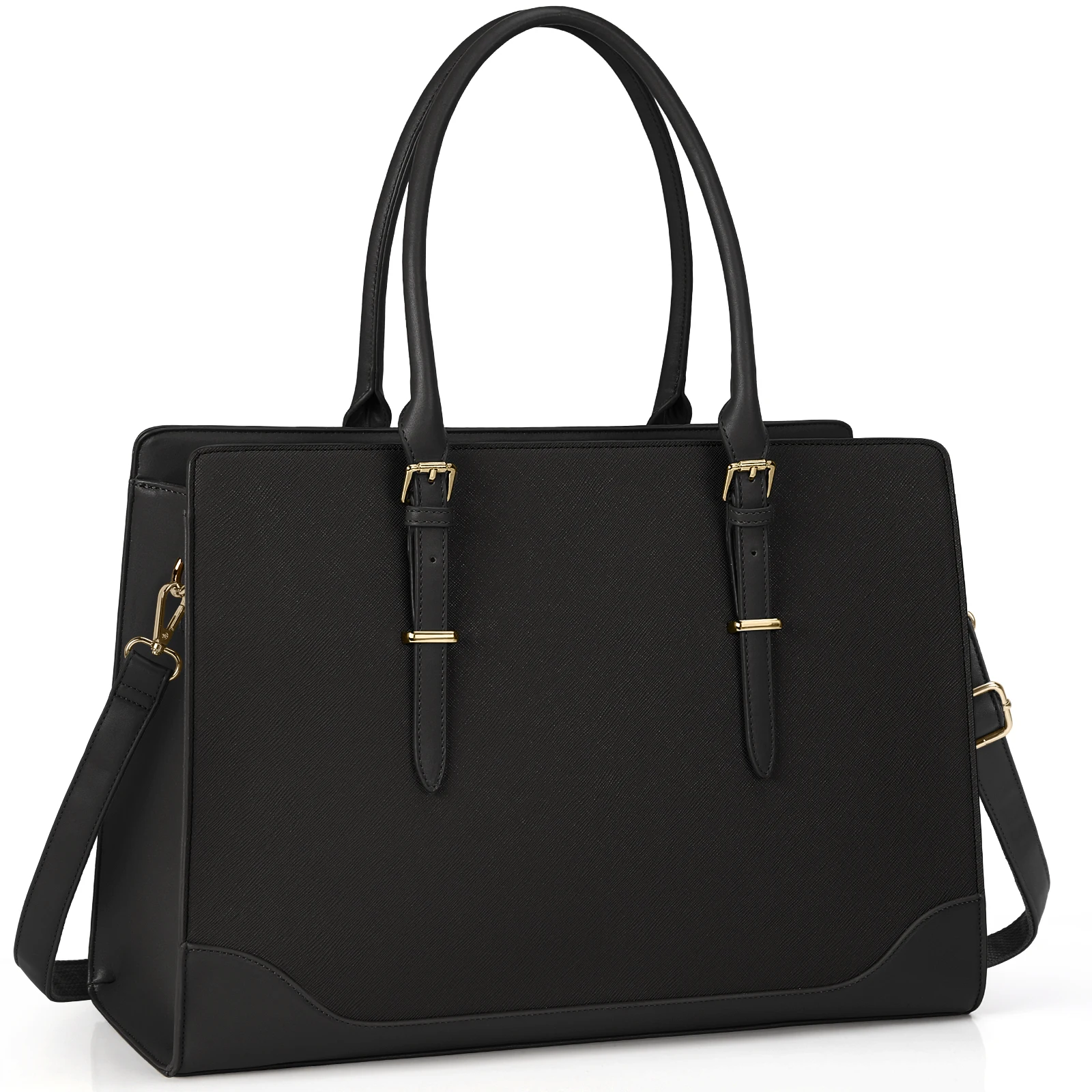 

IGOLUMON Laptop Tote Bag for Women Large Capacity 15.6 Inch Computer Bags Business Office Work Briefcase Shoulder Bag