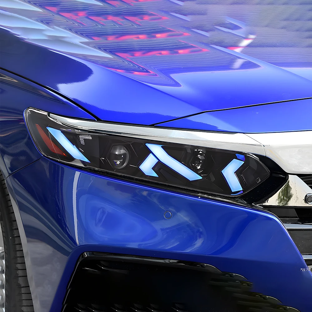 

Car Front Lamps For Honda Accord 2018-2023 LED Auto Headlight Assembly Upgrade Lamborghini Style Projector Lens Accessories