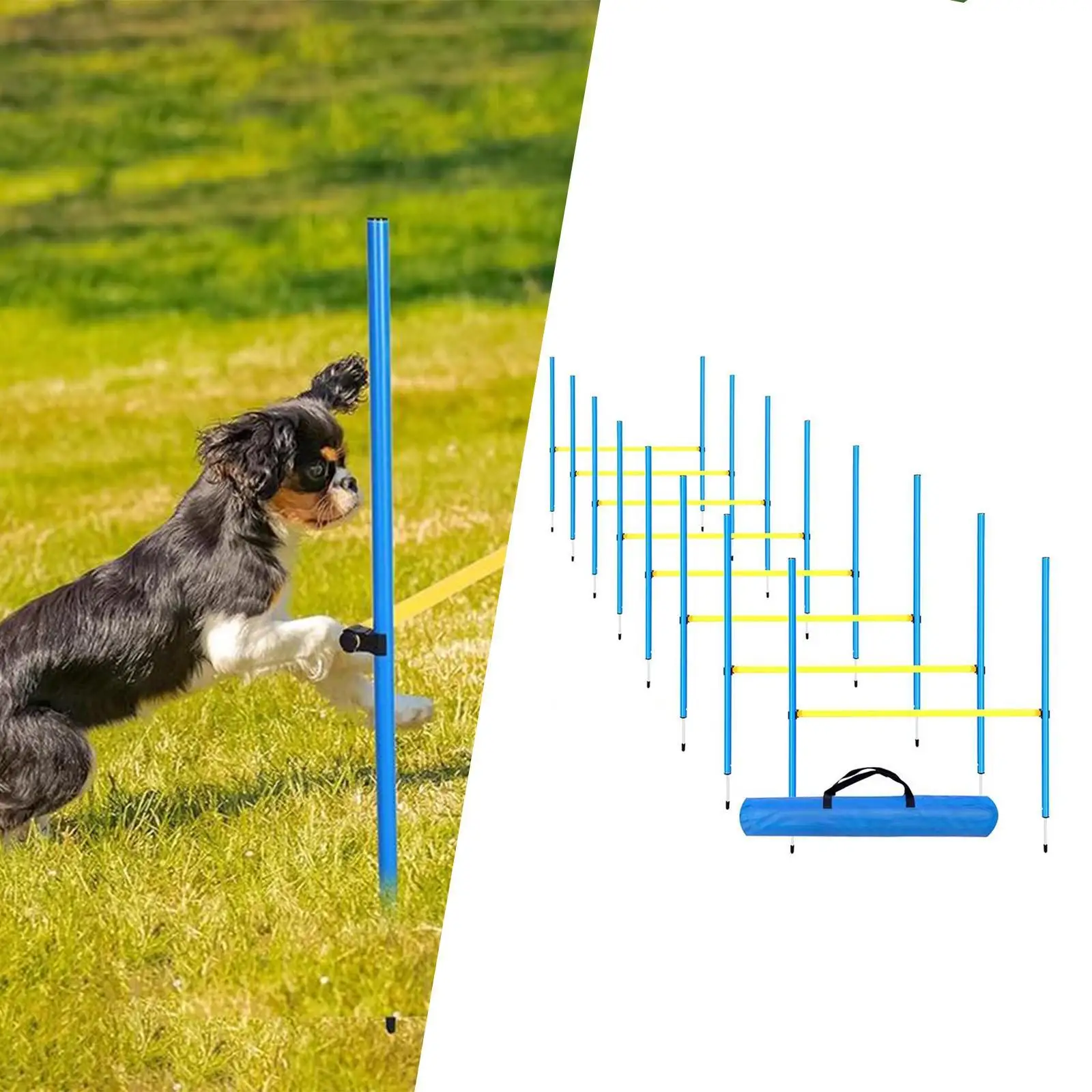 

Dog Agility Training Jump Bar Dog Jump Obstacle for Soccer Football Training