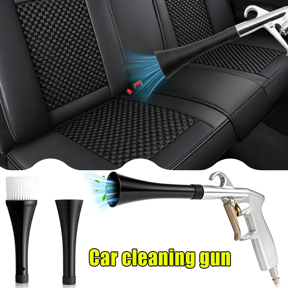 High Pressure Air Blow Gun Professional Car Wash Dry Cleaning Tool Efficient Dust Blower For Car Interior Cleaning Tornado Force