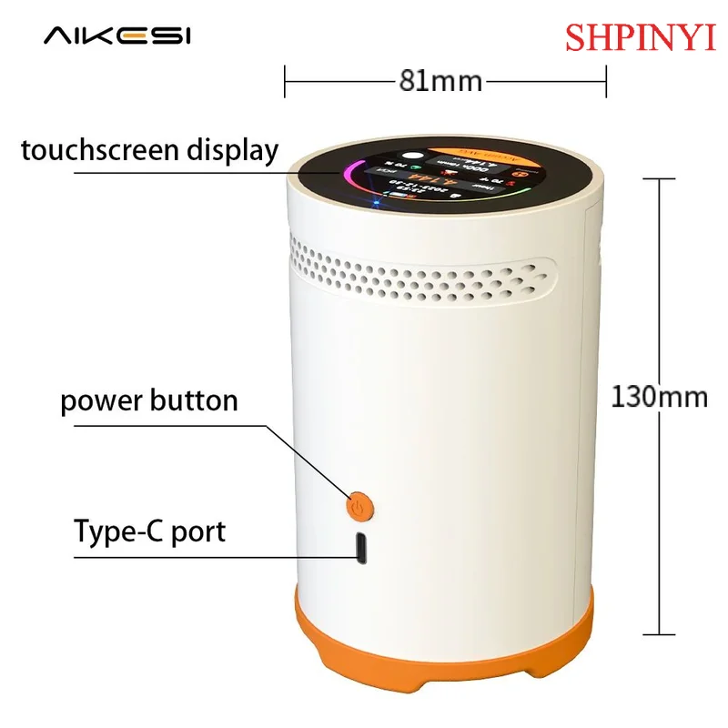 라돈 감지기 홈 스마트 라돈 농도 모니터 가스 감지기 Bq/m3 PCi/L 경보 장비 공기 품질