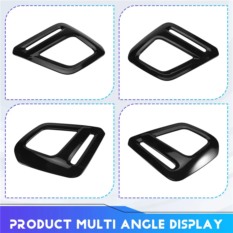 

A95E-Front Fog Lamp Cover Trim For Subaru Forester Sport/Touring/E-BOXER/IS/SK 2019-2021 Black Car Foglight Trims Stickers