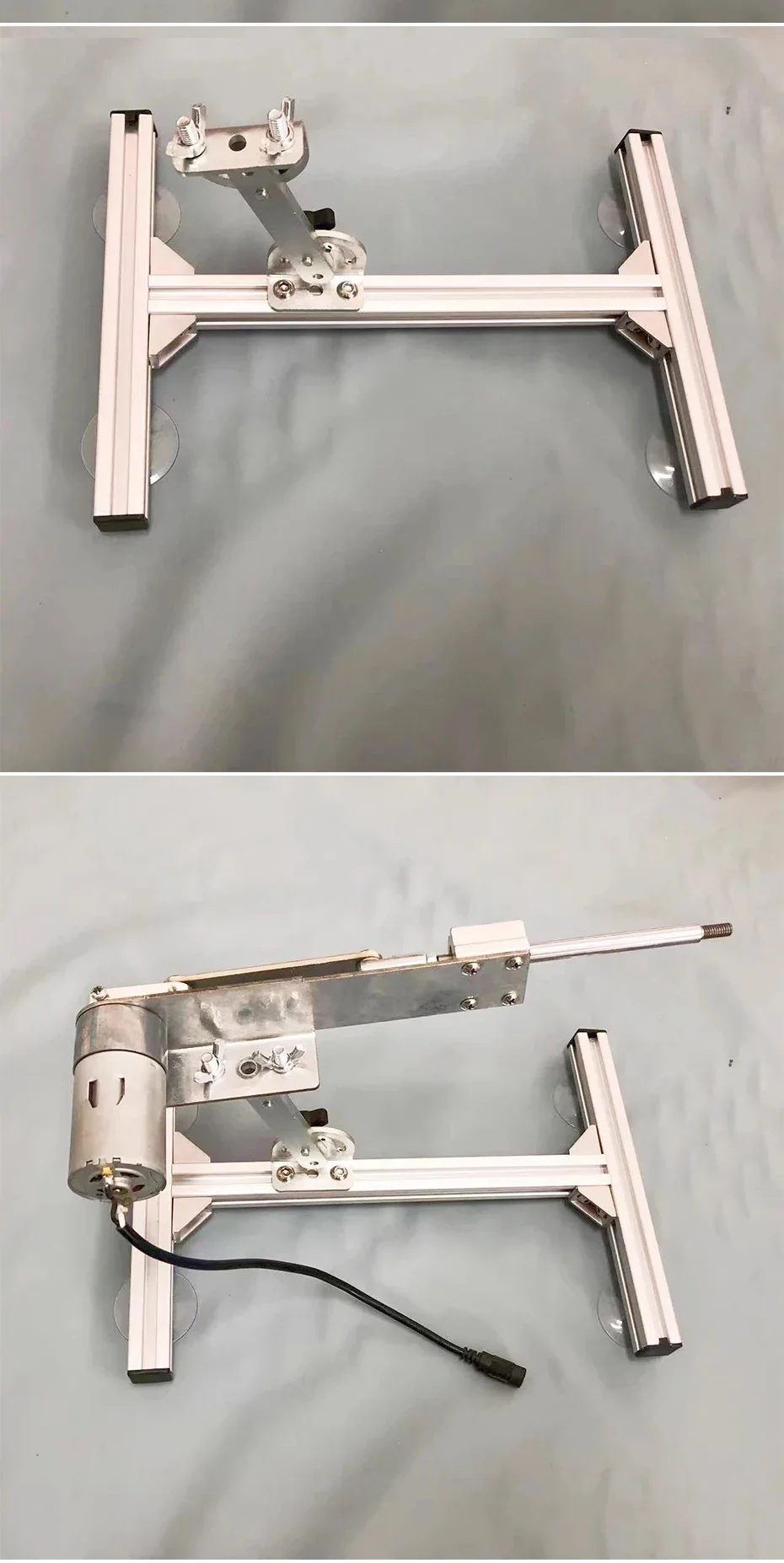 Telescopic Linear Actuator Big Thrust Reciprocating Cycle Linear Motor 0~330RPM DC 12V Optional Stand/Remote Control