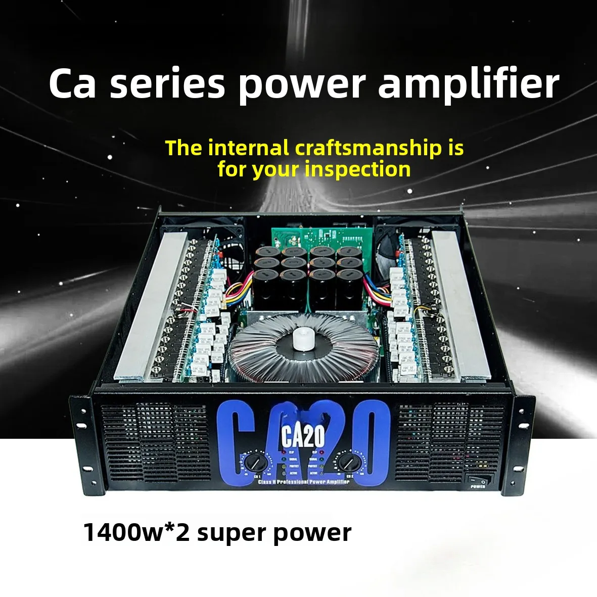 CA series professional power amplifier CA2 4 6 CA9 CA12 CA18 CA20 stage performance post-amplifier
