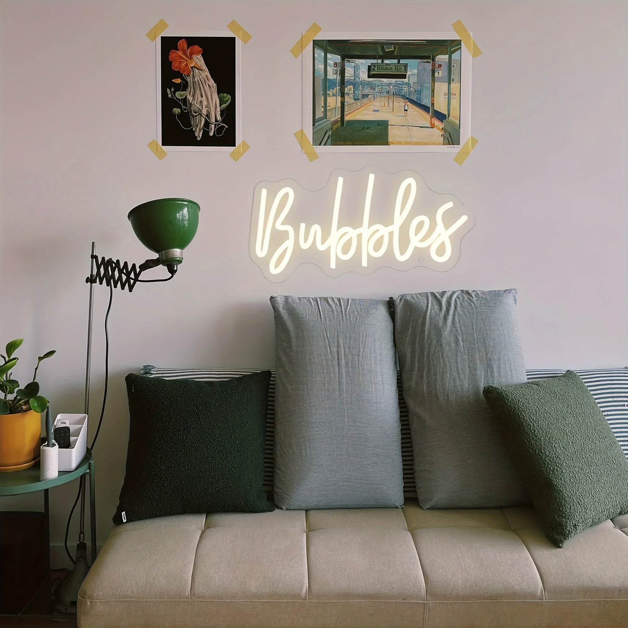 

Bubbles LED Neon Sign Light,Bubbles Light, Champagne Wall Party Decor, For Wedding Backdrop Birthday Christmas Party Decor