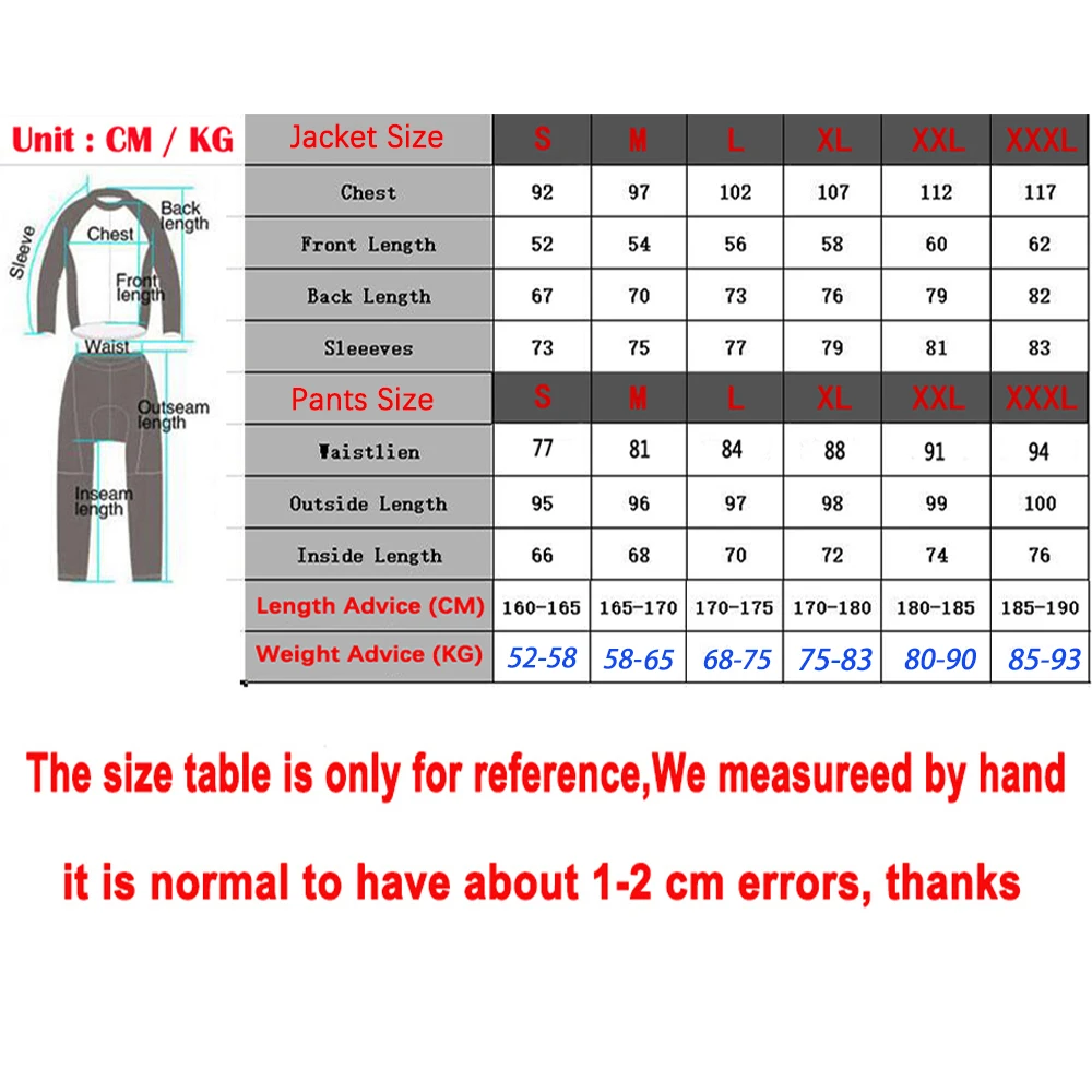 Red BH Cycling  Jersey Bibs Pants Suit ORBEA ORCA Ropa Ciclismo Men Women Thermal Fleece Bike Jacket Maillot Jersey Clothing