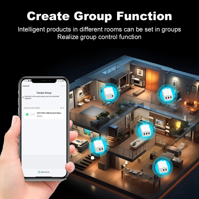 Tuya Zigbee Type-C Smart Adaptor Plug 3 Gang Mini USB-C Power Adaptor Charge Plug Timing Voice Control For Alexa