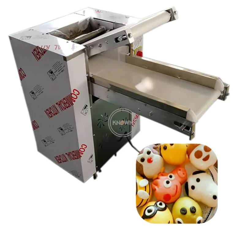 Automatic Kneading Countertop Dough Stretching Machine Baking Bread Dough Maker Sheeter Pressing Conveyor Belt for Kitchen