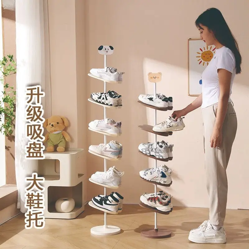Household simple door shoe cabinet, dormitory entry shoe rack, rental room economical shoe storage artifact