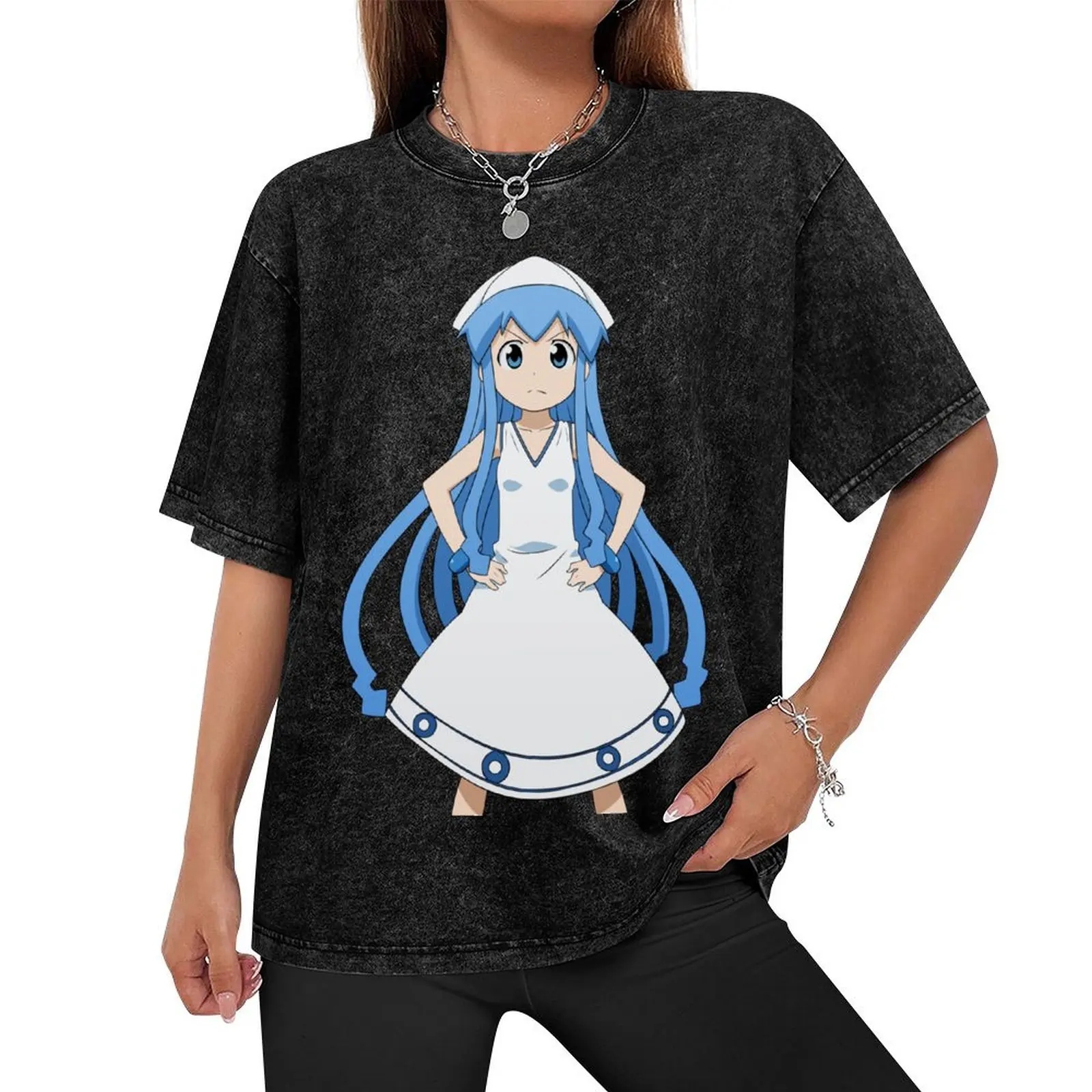 Ika Musume (Squid Girl) T-Shirt topping luxury t-shirt summer 2025 anime shirts men