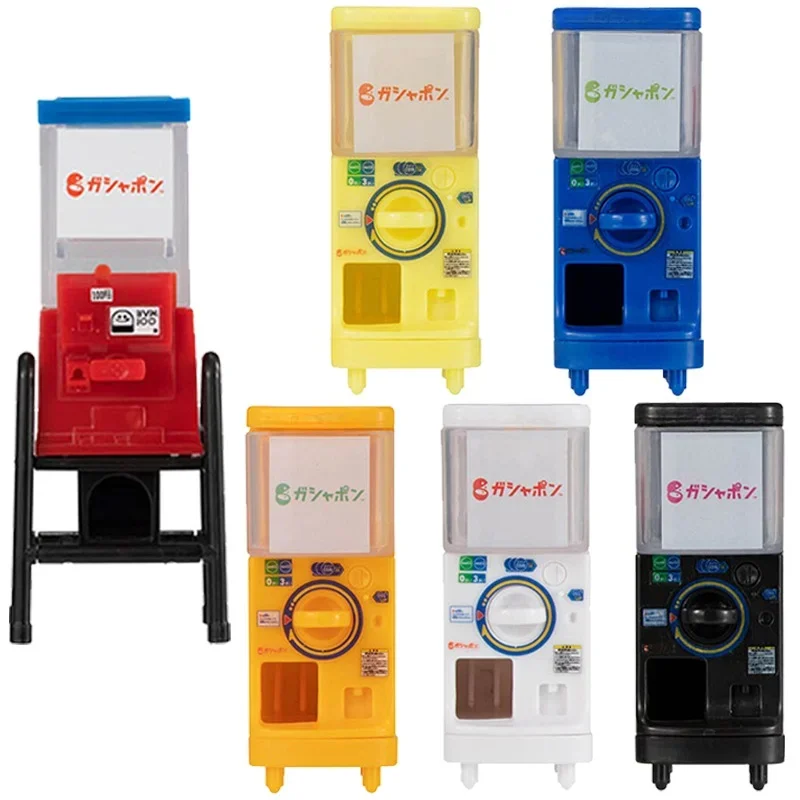 Mini Gacha Toy Vending Machine Mini Model Toys Action Figure Accessories Gashapon Toys Children Birthday Gifts