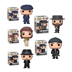 Funko POP Peaky Blinders Alfie Solomons 1398# Michael Gray 1400# Thomas Shelby 1402# Polly Gray 1401# Vinyl Dolls Figure Gifts