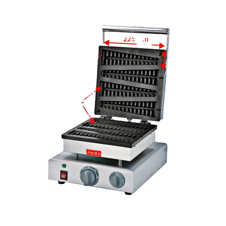 Best Sellers Commercial Stainless Steel Waffle Maker Pine Tree Circles Snack Food Machine Equipment Gas Commercial Waffle Maker