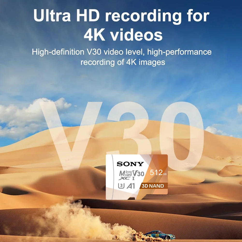 Original SONY 2TB High Speed Memory Card 1TB 256GB Class 10 100MB/s UHS-I Flash Micro TF SD Card C10 Ultra TF Memory Card 128GB