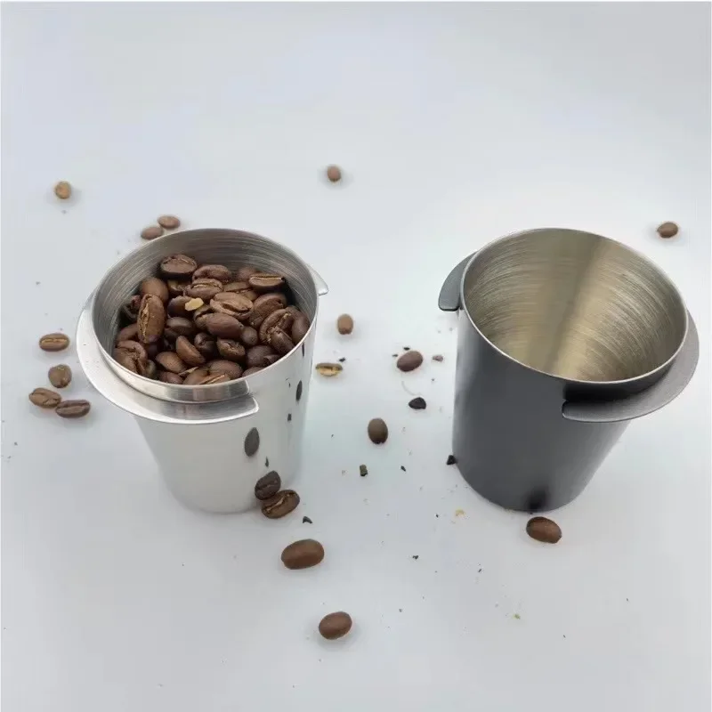 Coffee Dosing Cup 51mm/53mm/58mm Stainless Steel Coffee Sniffing Mug Powder Feeder Part Coffee Machine DIY Tools