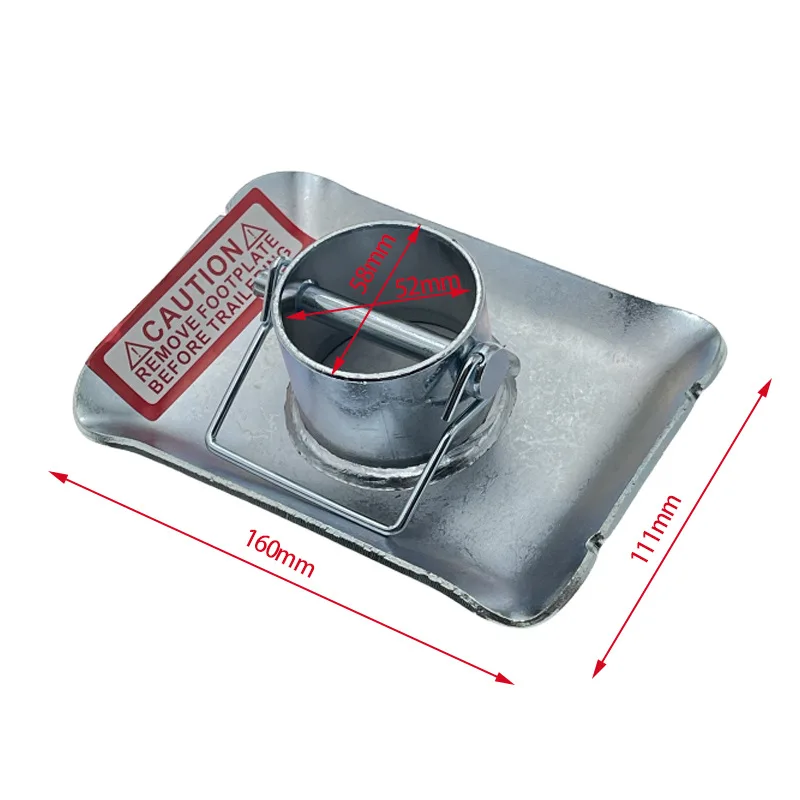 10PCS hand-cranked RV lifting and parking bracket A-type trailer jack support foot disassembly baseplate JF100 accessories