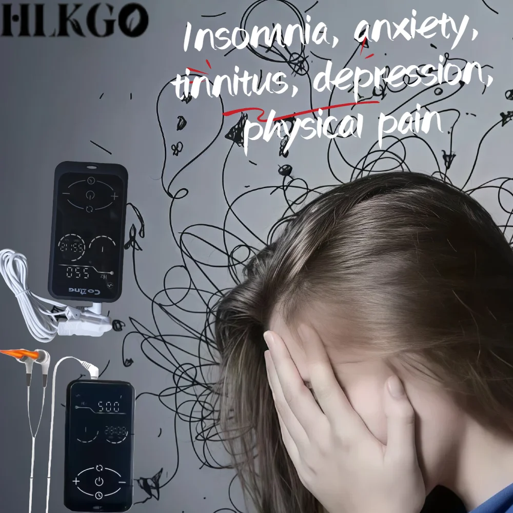 

CES Vagus Nerve Stimulator Ear Clip Sleep Aid Device for Relieving Insomnia Anxiety Head Pain Fast Sleep