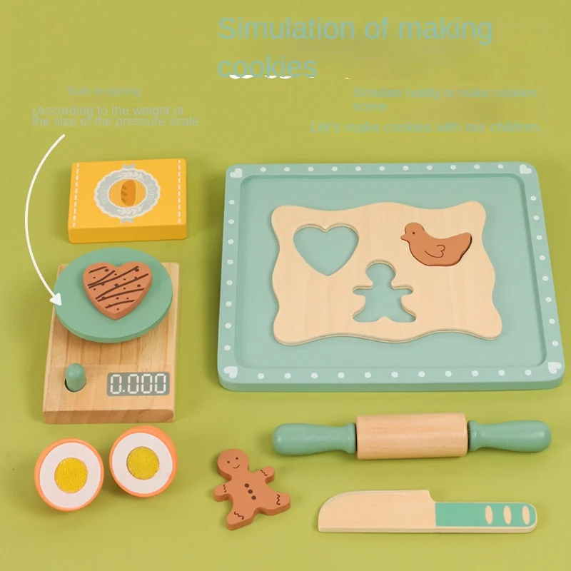 Brinquedo Interativo de Cozinha Infantil LazyChild: Kit de Biscoitos de Desenho Animado para Brincadeiras de Faz de Conta