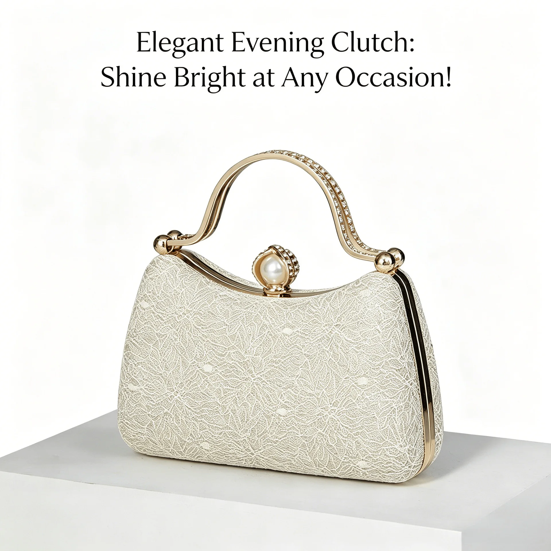 Chain Evening Bag Luxury Dinner Shoulder Bag for Women Handbag Fashion Crossbody Bags Vintage Underarm Party Style Bag