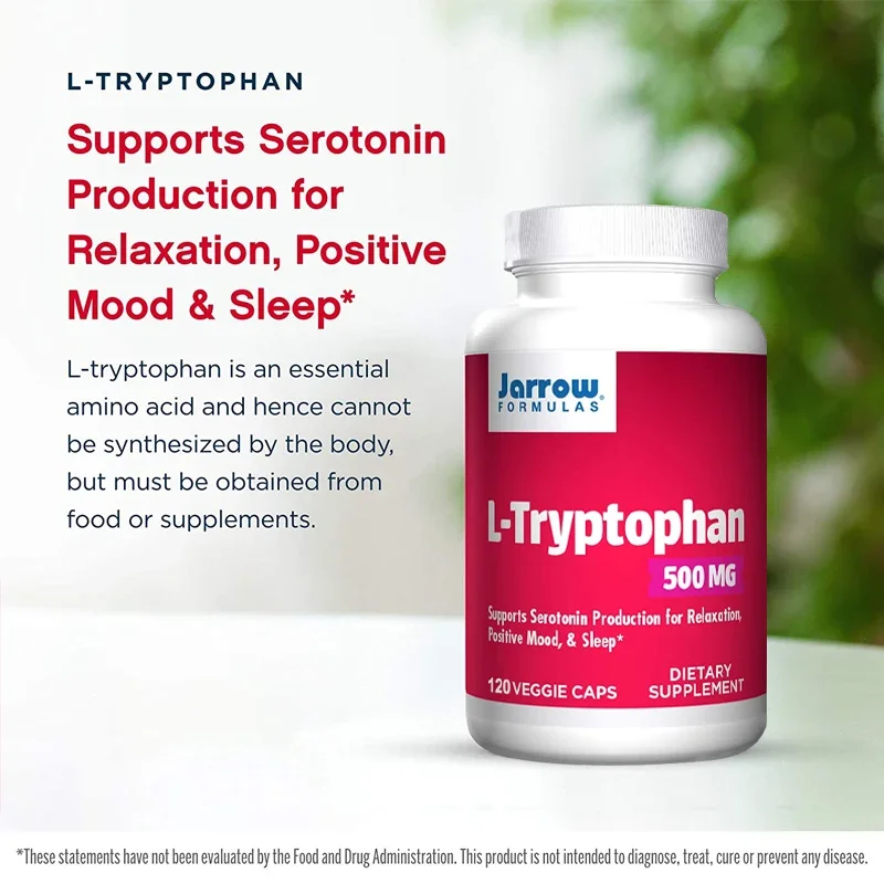 L-tryptophan vegetarian capsules imported from the United States, high-quality dietary supplements