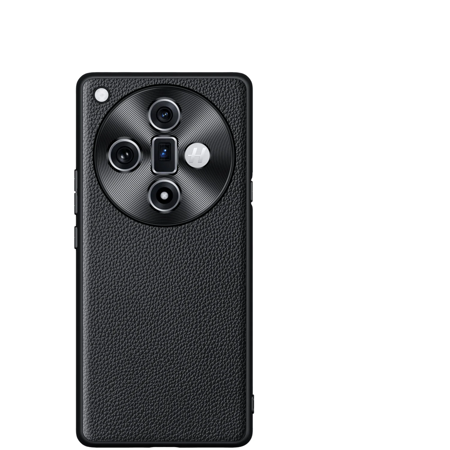 

Premium Lichee Pattern Genuine leather phone Case For Oppo Find X7 X6 Ultra Metal lens protection Fall prevention Back Cover