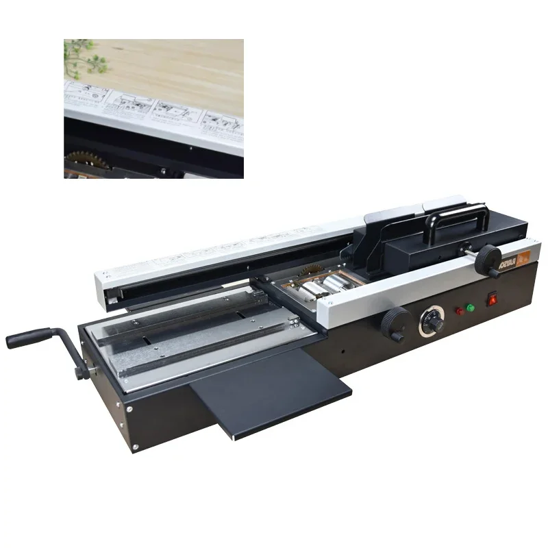 220V Wireless Hot Melt Binding Machine Office Tender Contract Graphic Binding Machine Book Binder