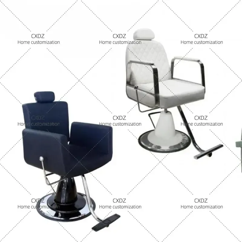Barber Shop Chair Hydraulic Lift Reclining Hair Salon Chair Heavy Duty Beauty Cutting Chair for Professional Hairdresser