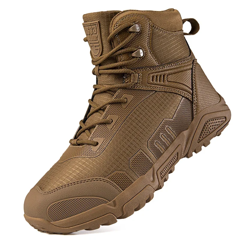 

High Quality Tactical Boots Men 2023 Military Shoes Combat Special Force Army Boots Outdoor Trekking Camping Shoes