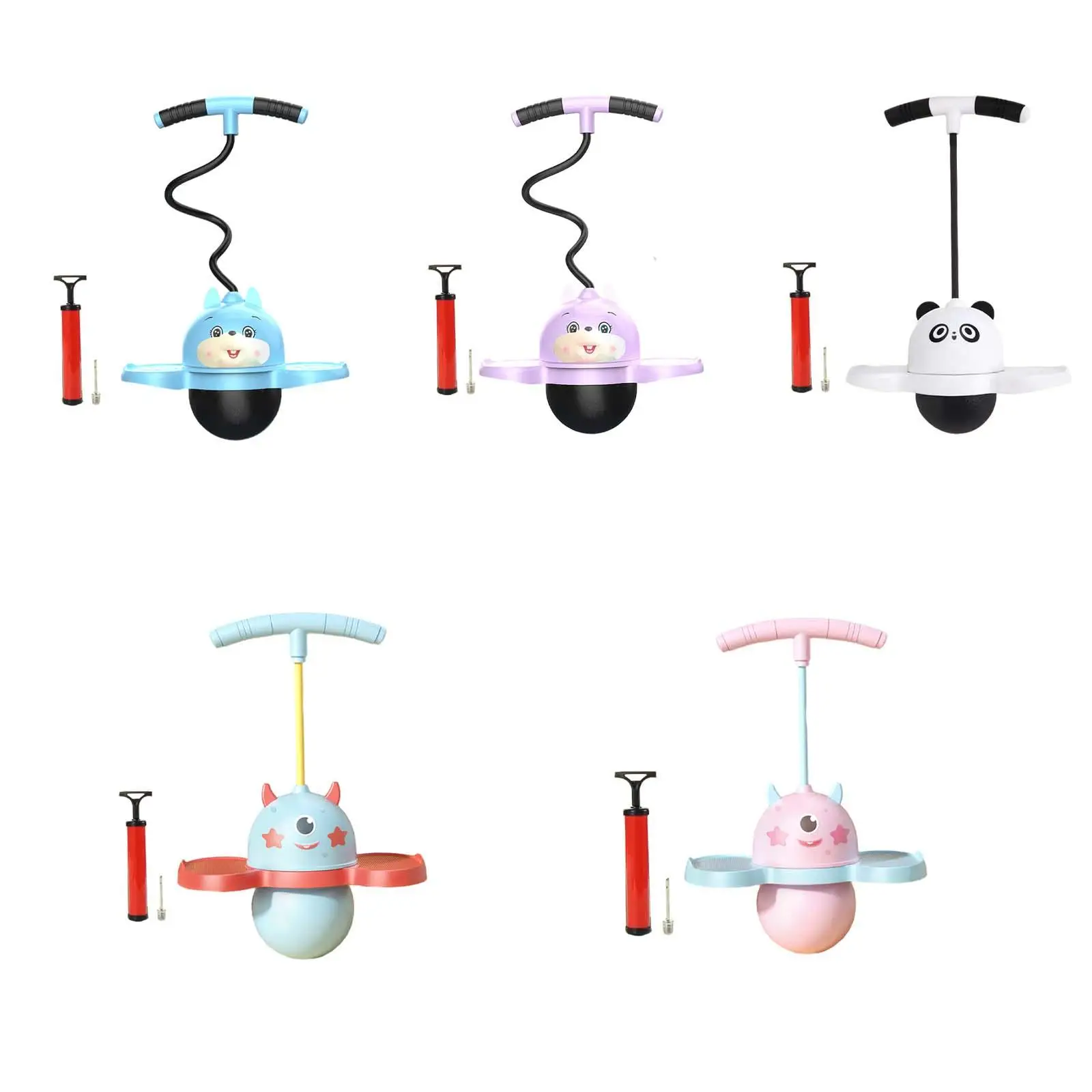 

Шар Pogo с ручкой для детей и взрослых с насосом, палочка Pogo для обучения телу, ассистент, спортивные игрушки, балансировка упражнений на открытом воздухе