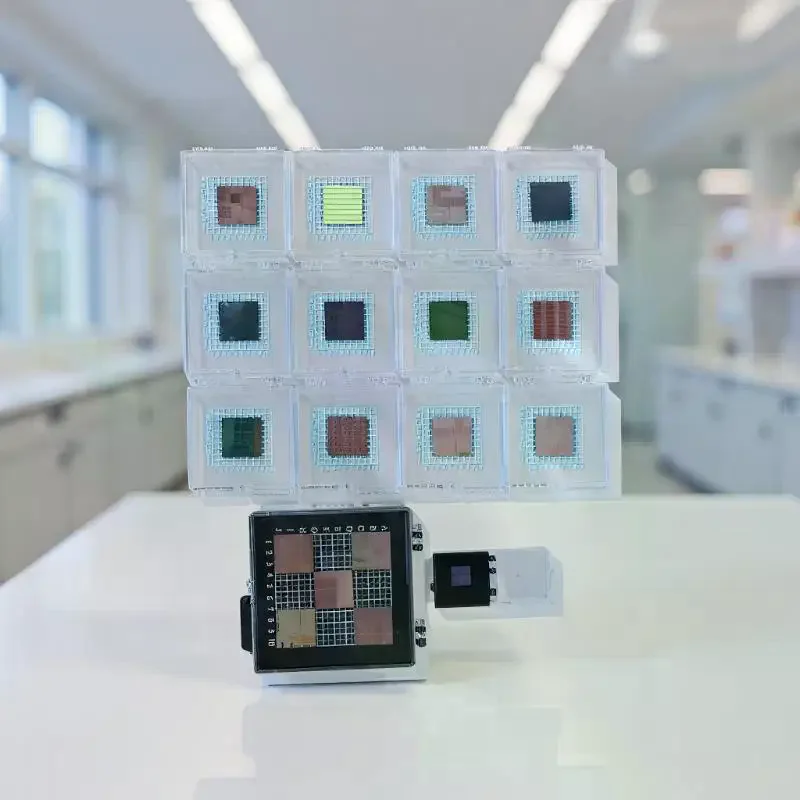 Collect Silicon Wafers! Random Style Semiconductor Silicon Chip Bare Chip, CPU Wafer Lithography Integrated Circuit Chip