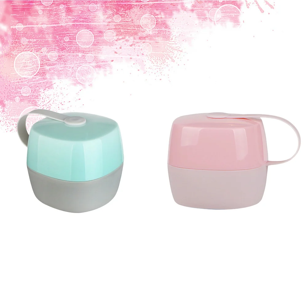 2 قطعة أصحاب مصاصة مكافحة الإفلات المحمولة الطفل المهديء مع غطاء يمنع الأوساخ الحيوانات الأليفة الاتصال مثالية للسفر المنزل حفاضات السيارة #6