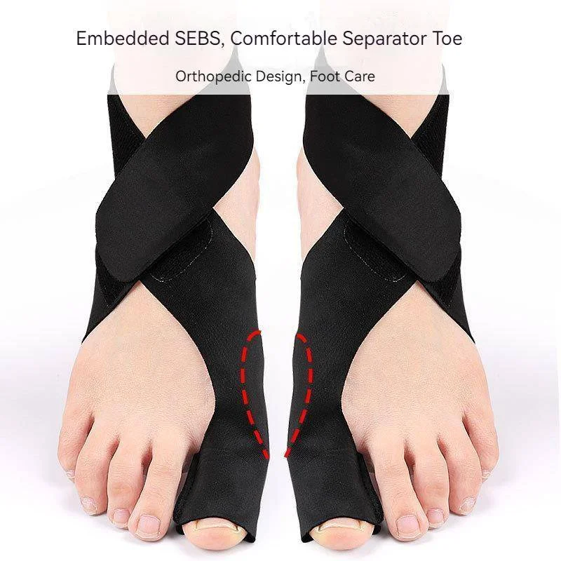 1/2pcs Alluce Valgo Correttore Big Toe Brace Cinghia di Tensione Piede Ortesi Sollievo Dal Dolore Separatore Lesioni Alla Punta Trattamento Raddrizzatore