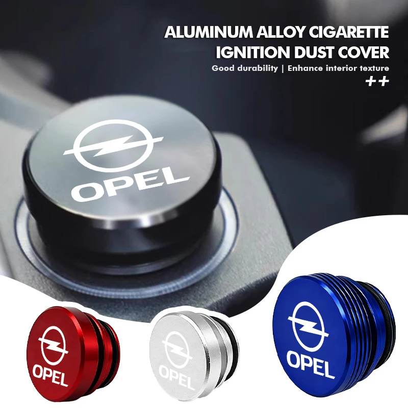 Car Cigarette Lighter Plug Dust Cover Button Socket Protective Cap Accessories For Opel Astra G H J K F Corsa D Zafira B