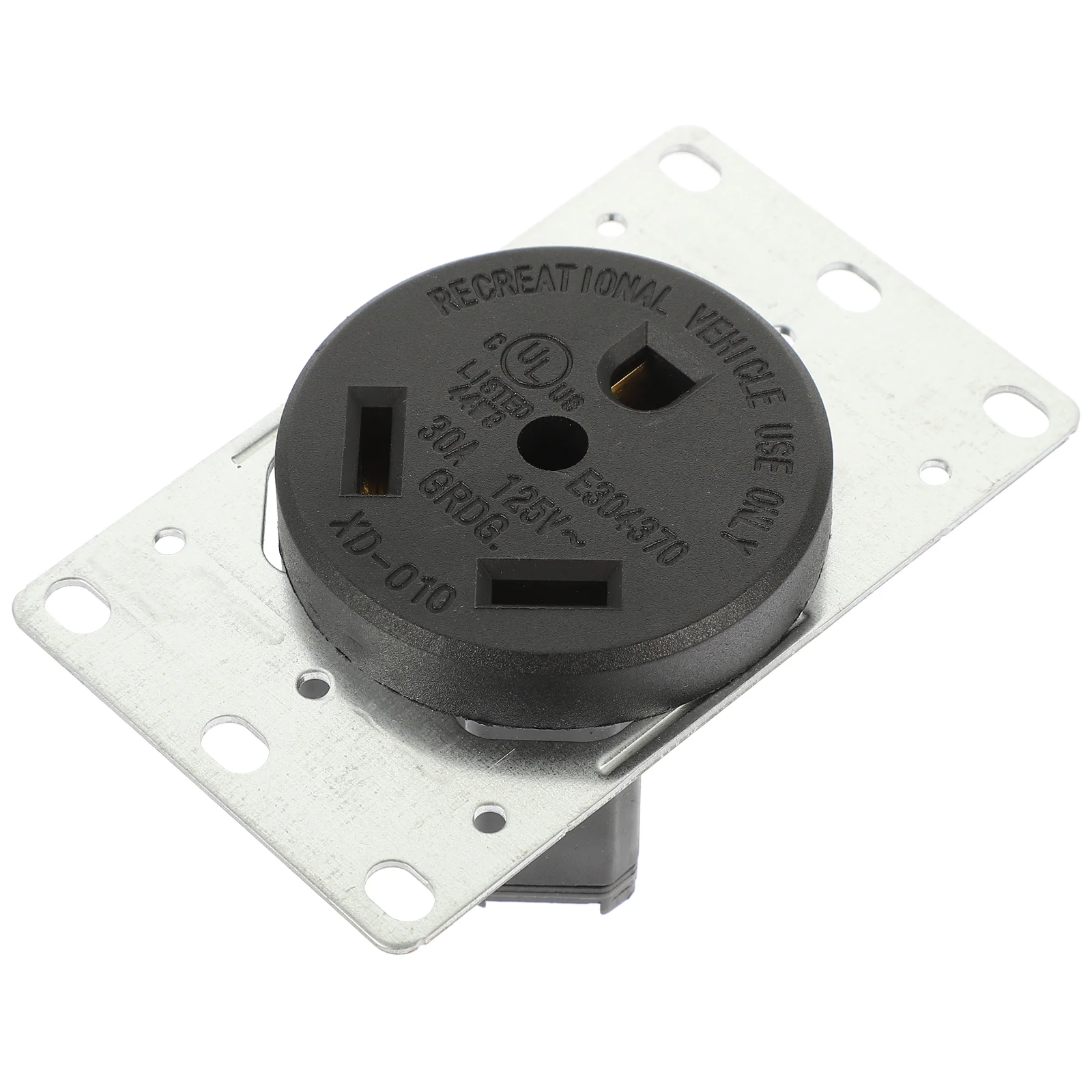 Adapter Flush Mounting Receptacle Power Outlet Electrical Straight Blade Travel