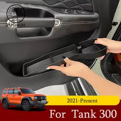 For GWM Great Wall Tank 300 2022 2023 2024 Interior Door Storage Box Door Slot Mat Car Modification Accessories