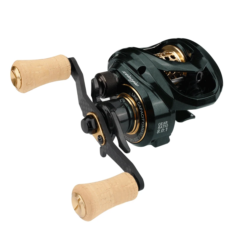 

SHENGHE XIAOJU Micro Baitcasting Fishing Reel 149g 8.1:1 Ratio 10+1BB Metal Long Distance Lure Wheel For Saltwater Freshwater