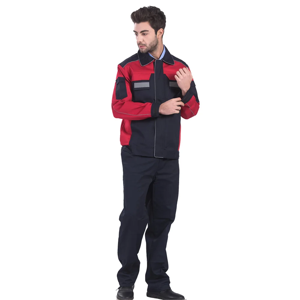 Outdoor Jacket Pants Working Suits Men's Wear-resistant Anti-scalding Work Clothes Welders Labor Insurance Clothing