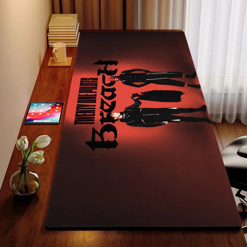 T-Twenty One P-Pilots Breach Mouse Pad XXL Computer Accessories Large Keyboard Laptop Table Pad The New Product Gamer Gaming