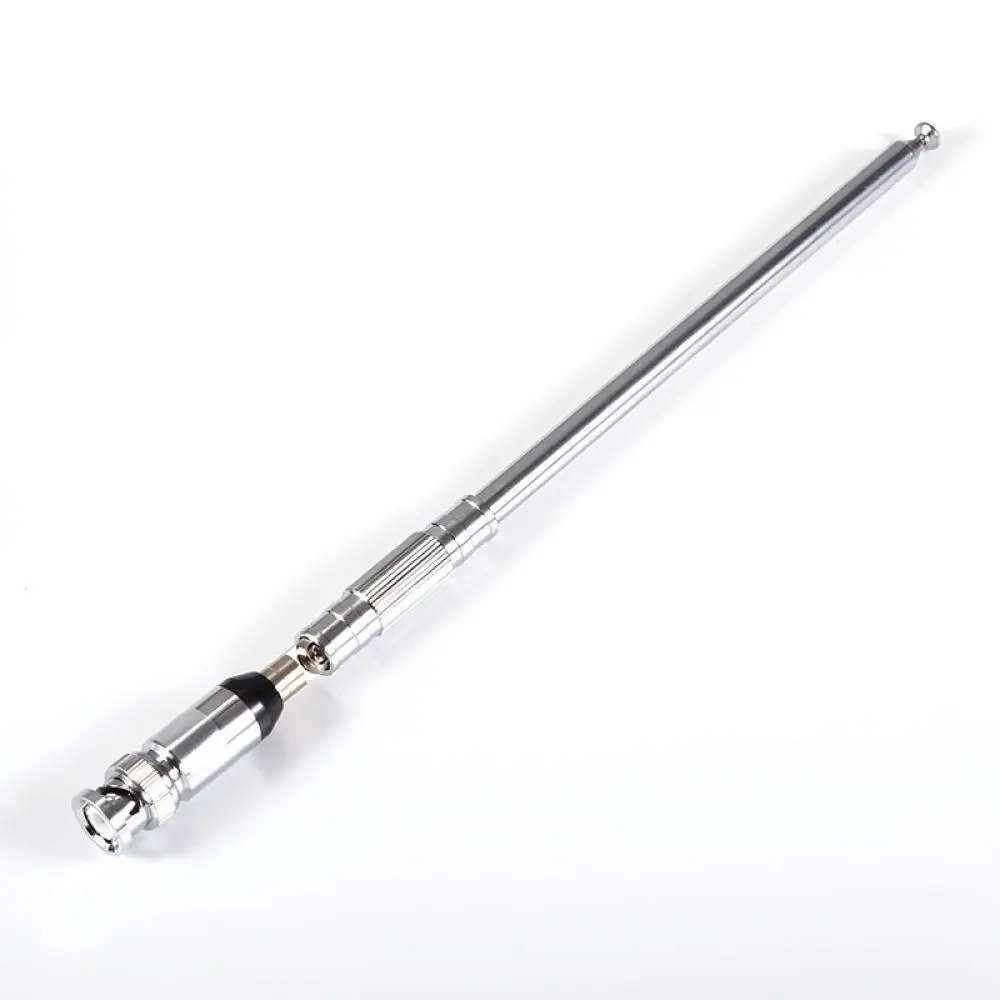 Professional FM Aerial BNC Connector 76 108MHz For Radio Broadcasting Improved Reception Telescopic Signal Antenna